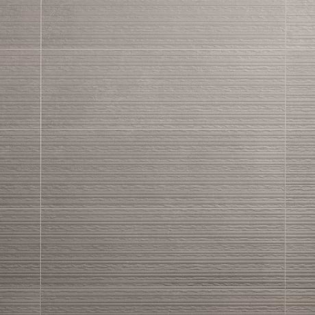Stoneside Linen Warm Gray Deco 12x36 Matte Ceramic Tile