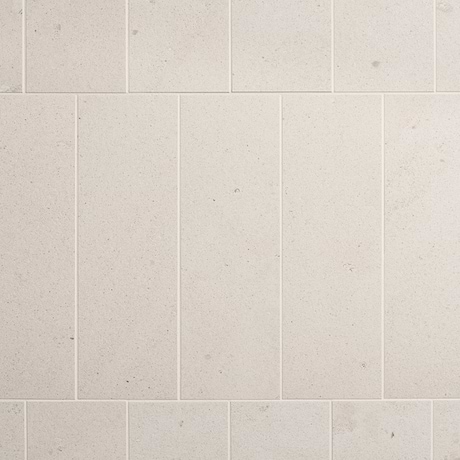Piccoli Petite Avorio Cream 4x12 Terrazzo Look Matte Porcelain Tile