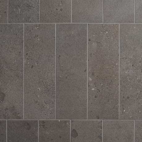 Piccoli Petite Antracite Gray 4x12 Terrazzo Look Matte Porcelain