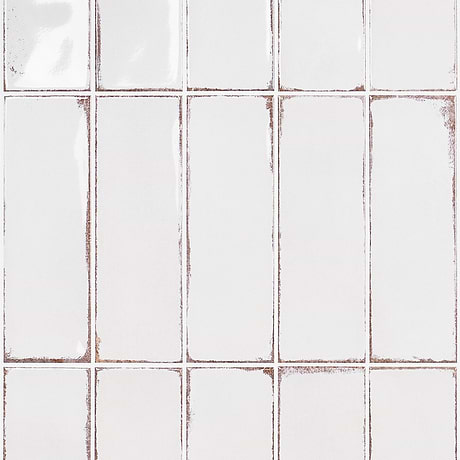 Los Lunas White 4x12 Polished Ceramic Subway Tile