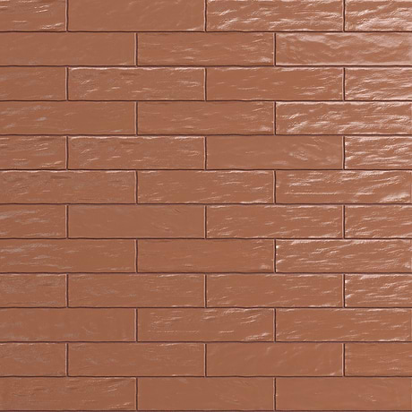 Montauk Terracotta 2x8 Mixed Finish Ceramic Subway Tile