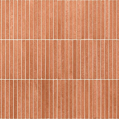 Terra Cortona .5x6 Stacked Matte Terracotta Mosaic Tile