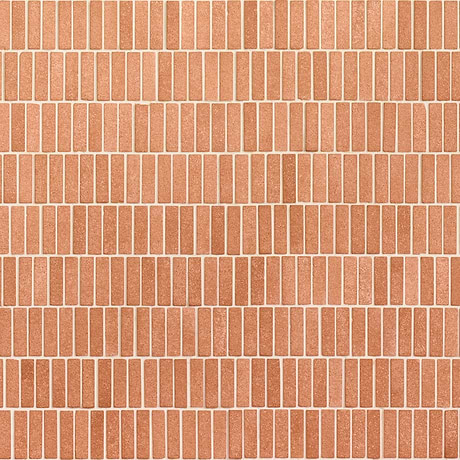 Terra Cortona .5x2 Mini Brick Matte Terracotta Mosaic Tile