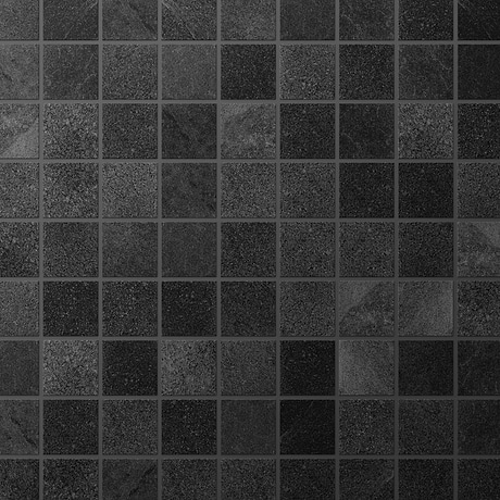 Fordham Nero Black 2X2 Matte Porcelain Mosaic