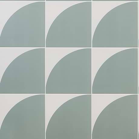 Maddox Deco Mineral Green 8X8 Matte Porcelain Tile by Stacy Garcia
