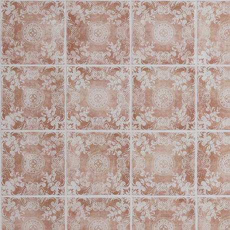 Talia Cala Terracotta 5x5 Matte Ceramic Tile by Paula Purroy