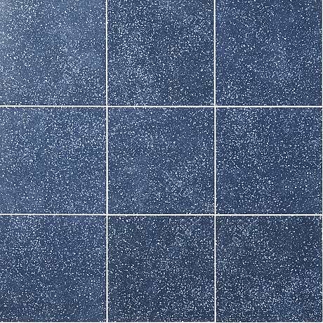Art Geo  Terrazzo Blue 8x8 Matte Porcelain Tile by Elizabeth Sutton