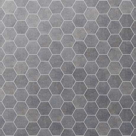 Portrait Ocean Blue 2" Hex Matte Mosaic Tile