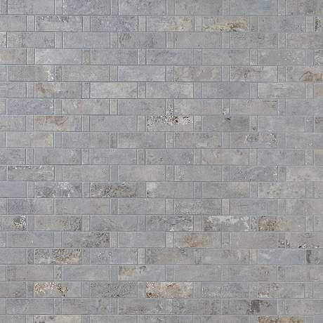 Portrait Ocean Blue 1x3 Weave Matte Porcelain Mosaic