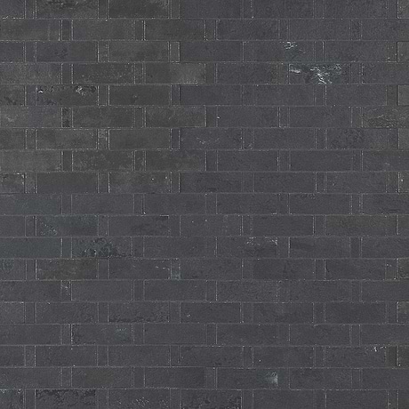 Portrait Black 1x3 Weave Matte Porcelain Mosaic