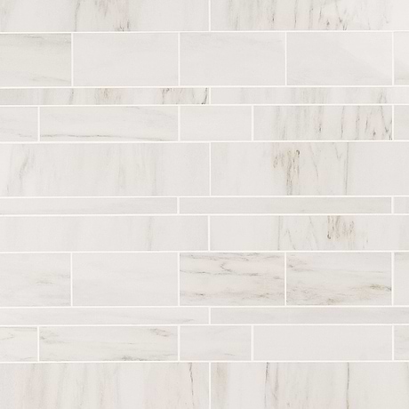 dreamstone Dolomite Snow White Railroad Polished Porcelain Mosaic