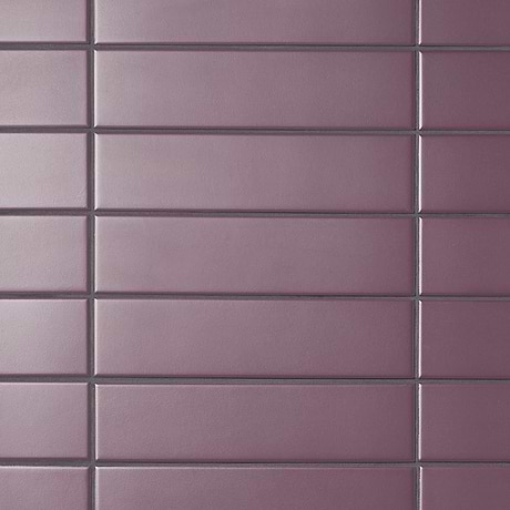Royal Dark Purple 3x11 Subway Matte Porcelain Tile
