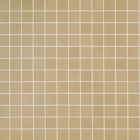 Clay Glee Gold 2x2 Matte Porcelain Mosaic