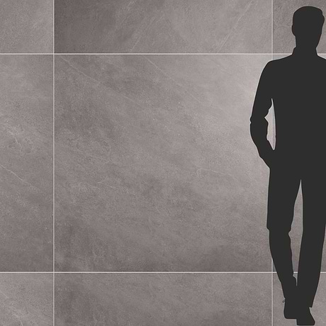Era Slate Gray 48x48 Limestone Look Matte Porcelain Tile