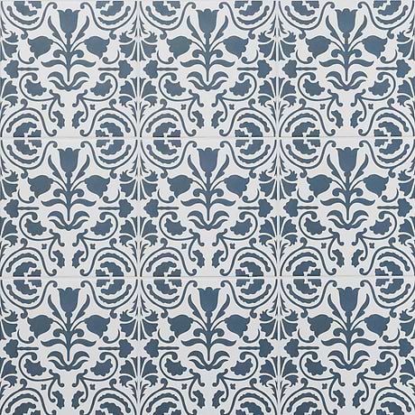 Elowynn Belle Cove White 8x8 Matte Porcelain Tile by Kravet