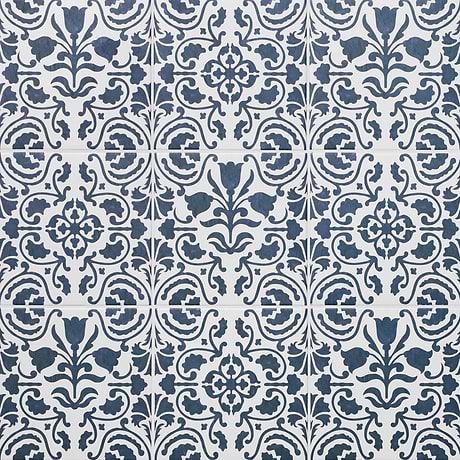 Elowynn Haven & Belle Cove White 8x8 Matte Porcelain Tile by Kravet