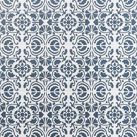 Elowynn Haven Cove White 8x8 Matte Porcelain Tile by Kravet