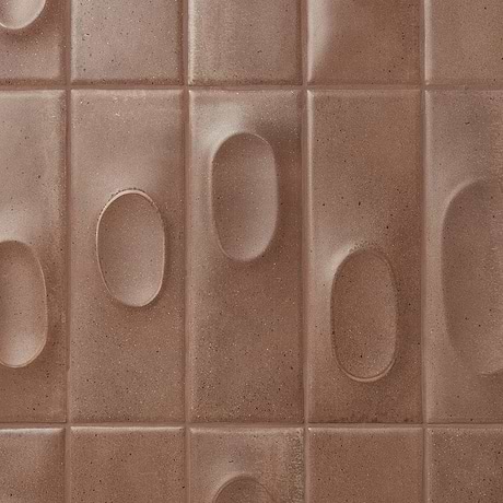 Telos Deco Earth Brown 4x12 Terracotta Look Matte Ceramic Tile