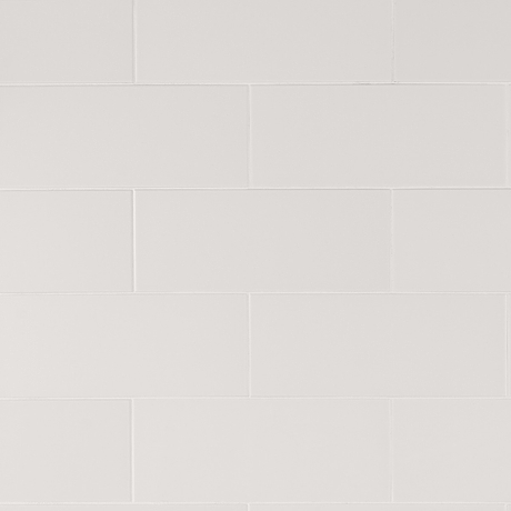 Zeal White 5x12 Matte Porcelain Subway Tile