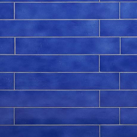 Cavallo Poseidon Blue 3x18 Glossy Porcelain Subway Tile