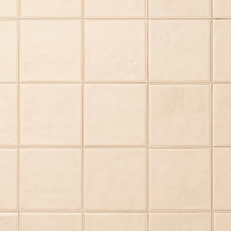 Valenova Sand Beige 5x5 Matte Ceramic Tile by Stacy Garcia