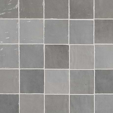Portmore Gray 4x4 Glossy Ceramic Tile