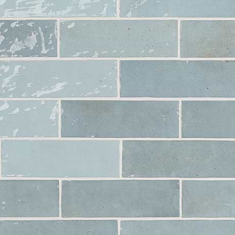 Portmore Sky Blue 3x8 Glossy Ceramic Subway Tile