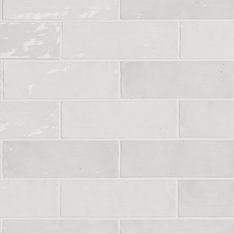 Portmore White 3x8 Glossy Ceramic Subway Tile
