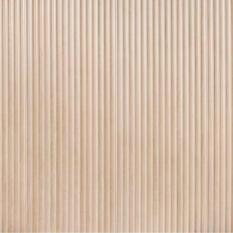 Arket Honey Brown 18x48 Fluted Wood Look Matte Ceramic Tile