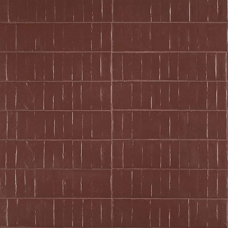 Rework Burgundy Red 3x12 Matte Porcelain Subway Tile
