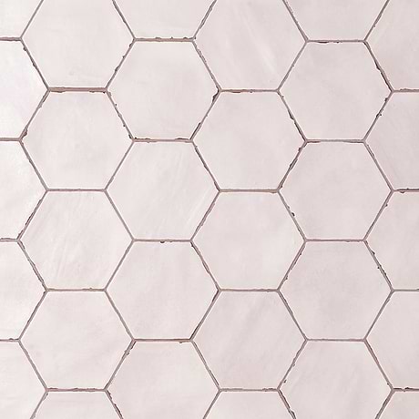 Sasha Hex Rose Pink 6" Hexagon Matte Porcelain Tile