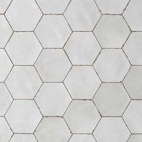 Sasha Hex Gray 6" Hexagon Matte Porcelain Tile