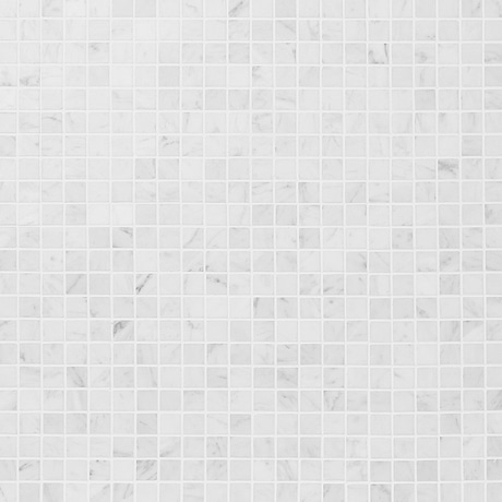 Bianco Carrara 1x1 Honed Marble Mosaic Tile