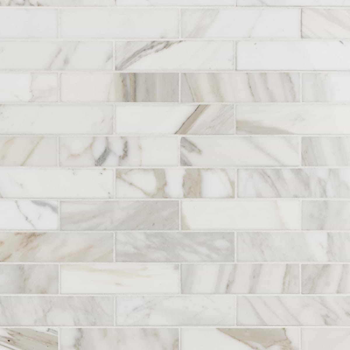 CALACATTA Gold 2x8 Polished Marble Subway Tile