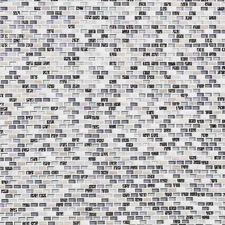 Paragon Moon Jewel Multicolor Mini Brick Marble & Glass Mosaic
