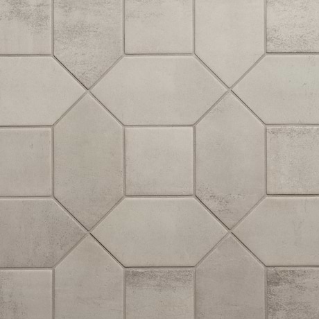 Morocco Dove Gray 4x8 Picket and 4x4 Square Matte Porcelain Tile