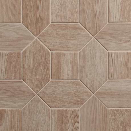 Morocco Oak Beige 4x8 Picket and 4x4 Square Matte Porcelain Tile