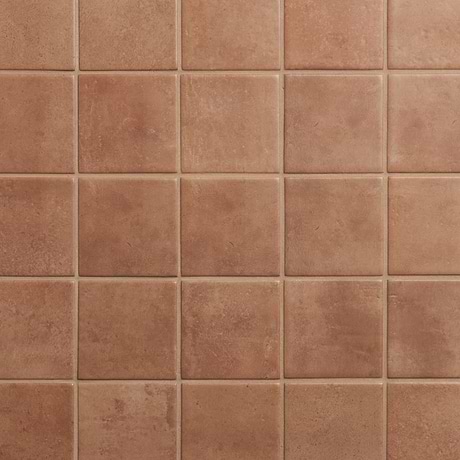 Morocco Terracotta 4x4 Square Matte Porcelain Tile