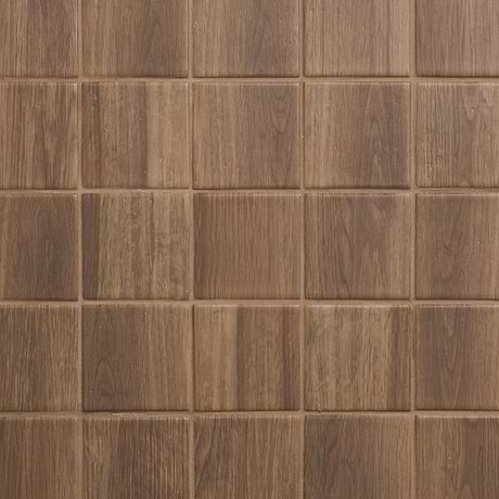 Morocco Willow Brown 4x4 Square Matte Porcelain Tile