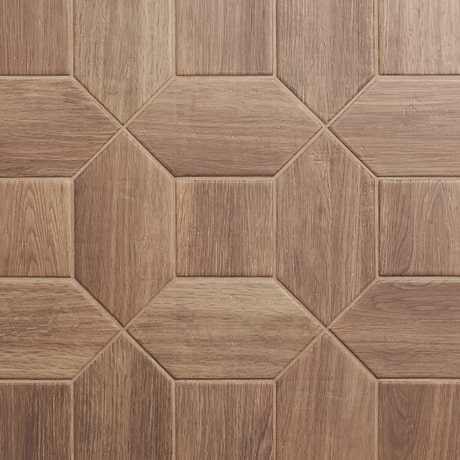 Morocco Willow Brown 4x8 Picket and 4x4 Square Matte Porcelain Tile