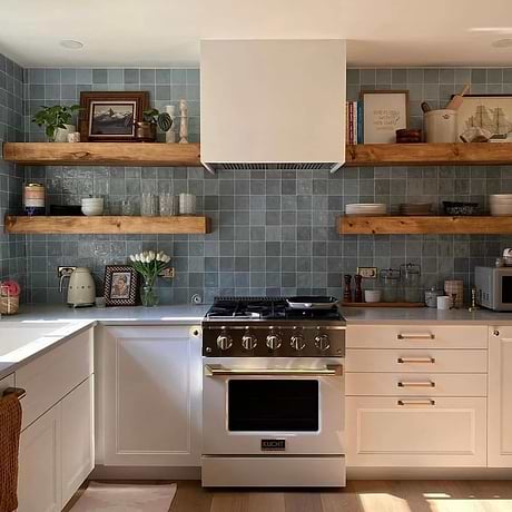 Portmore Sky Blue 4x4 Glossy Ceramic Tile