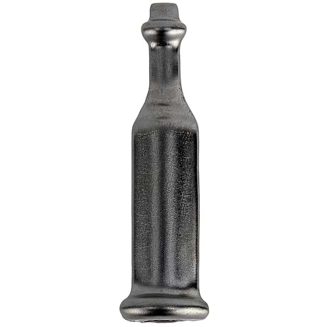 Nabi Crackled Gun Metal Corner Base Molding 