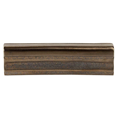 Nabi Metallic Copper 2x6 Crackled Glass Chair Rail Liner