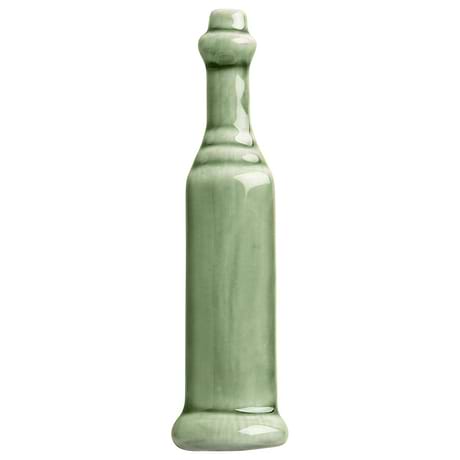 Nabi Trim Fern Green 1x6 Crackled Glossy Glass Corner Base Molding