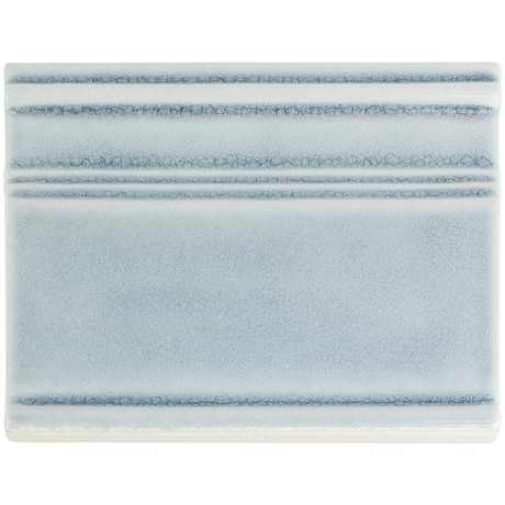 Nabi Arctic Blue 6x8 Crackled Glossy Glass Base Molding Liner