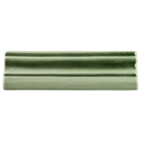 Nabi Trim Fern Green 2x6 Crackled Glass Chair Rail Liner