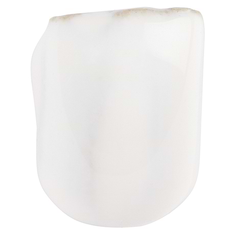 Nabi Natural White 1x1 Glossy Glass Pencil Corner Piece