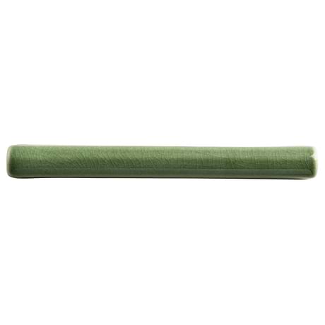 Nabi Trim Fern Green 1x6 Crackled Glossy Glass Pencil Liner