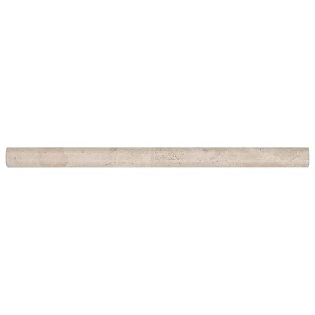 Cream Misto Beige 1x12 Honed Marble Pencil Liner