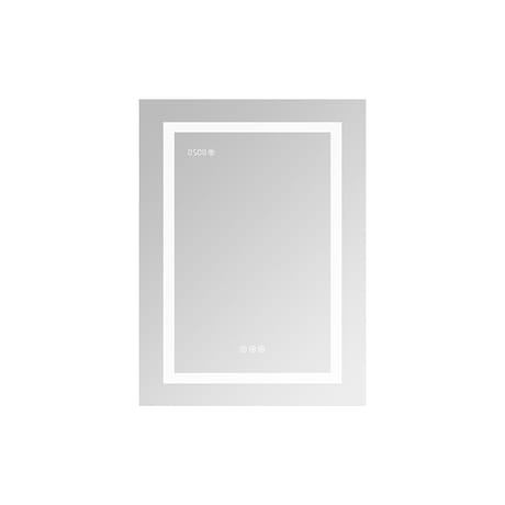 Rory Grooved 24x32" Rectangle Recessed or Wall Mounted Left-Hand LED Medicine Cabinet with Mirror
